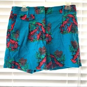 Jcrew lobster print shorts